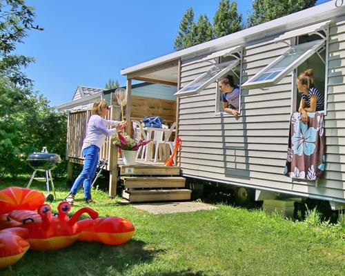 Fully equipped mobile home for your motorcycle stopover in Sarzeau