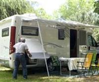 Camping car at les Genêts campsite in Sarzeau 
